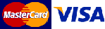 We accept Visa & Master Card